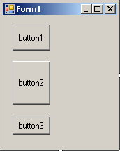 A form where a group of controls has been configured to have the same width with controls selected using a fake rectangle