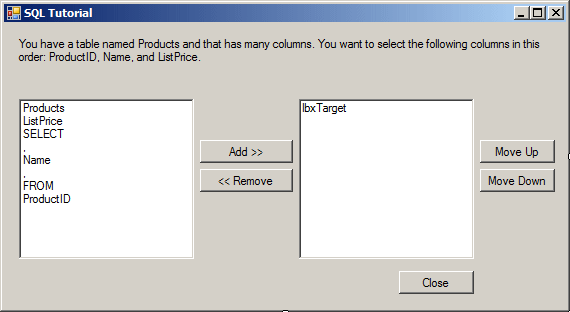 SQL Tutorial