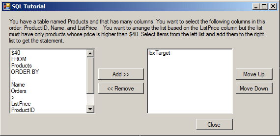 SQL Tutorial
