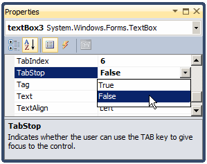Tab Stop