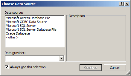 Choose Data Source
