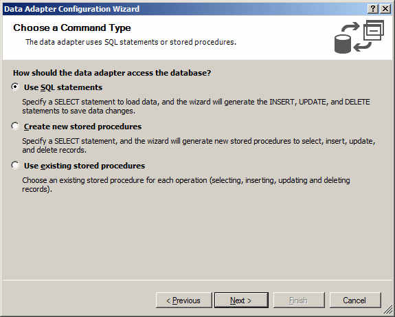 Data Adapter Configuration Wizard