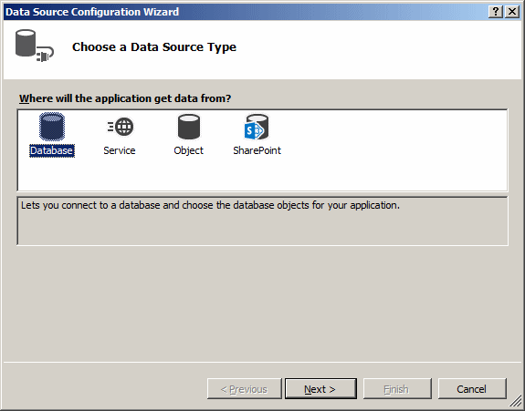 Data Source Configuration Wizard