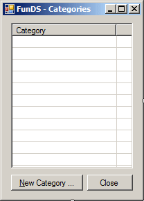 FunDS: Categories