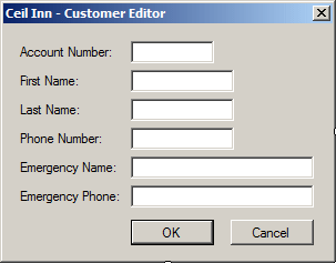 Ceil Inn - Customer Editor