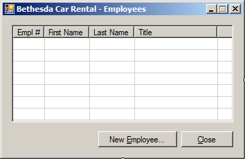 Bethesda Car Rental - Employees