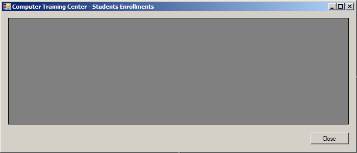 Computer Training Center - Students Enrollments
