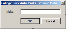College Park Auto-Parts - Vehicle Make
