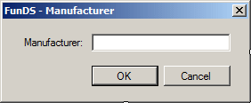 FunDS: New Manufacturer