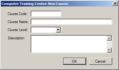 Computer Training Center - New Course