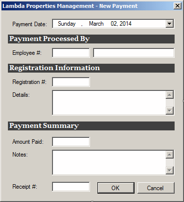 Lambda Properties Management - Employee Editor