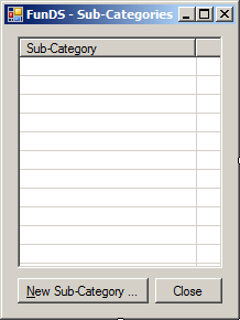 FunDS: Sub-Categories