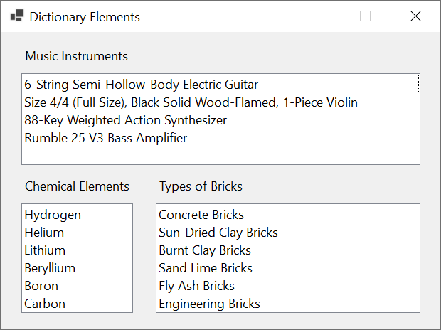 Accessing a Dictionary Item by its Index