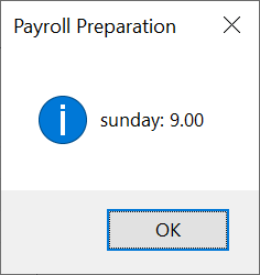 Payroll Preparation