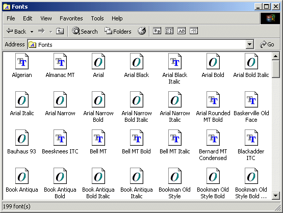 Fonts