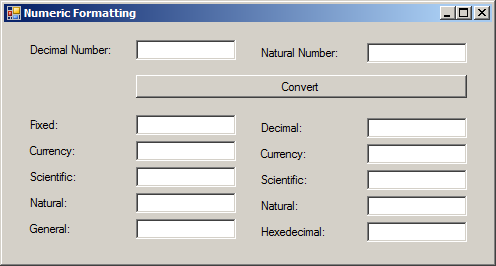 Formatting Some Values